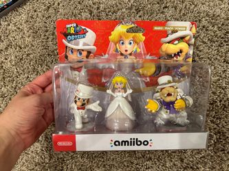 Nintendo Super Mario Odyssey Wedding Mario Peach Bowser NEW 