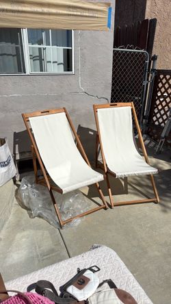 Set of two Beach/Lawn Chairs