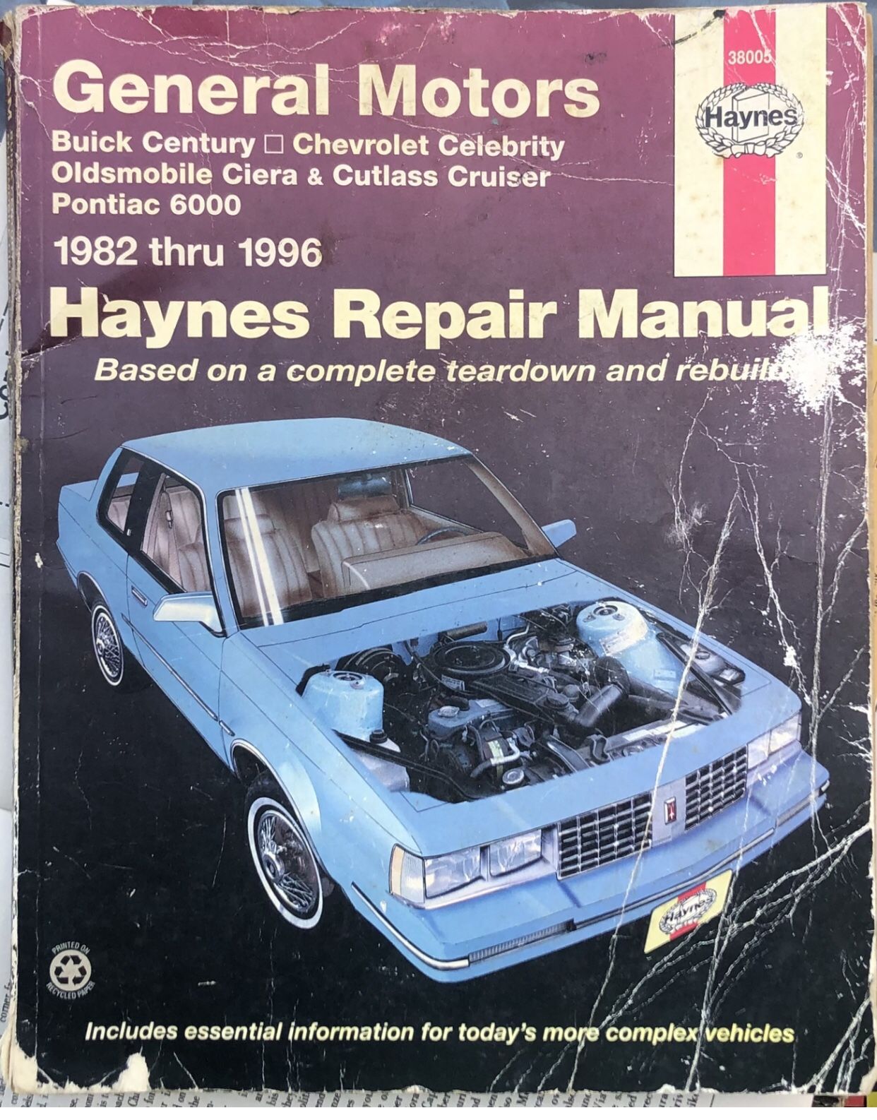 Vintage Haynes General Motors Repair Manual 1(contact info removed)