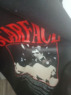 Black Scarface small hoodie