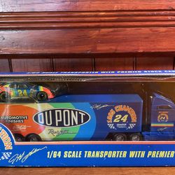 Jeff Gordon 1995 Champion #24 1/64 Scale Transport With Premier Stock Car