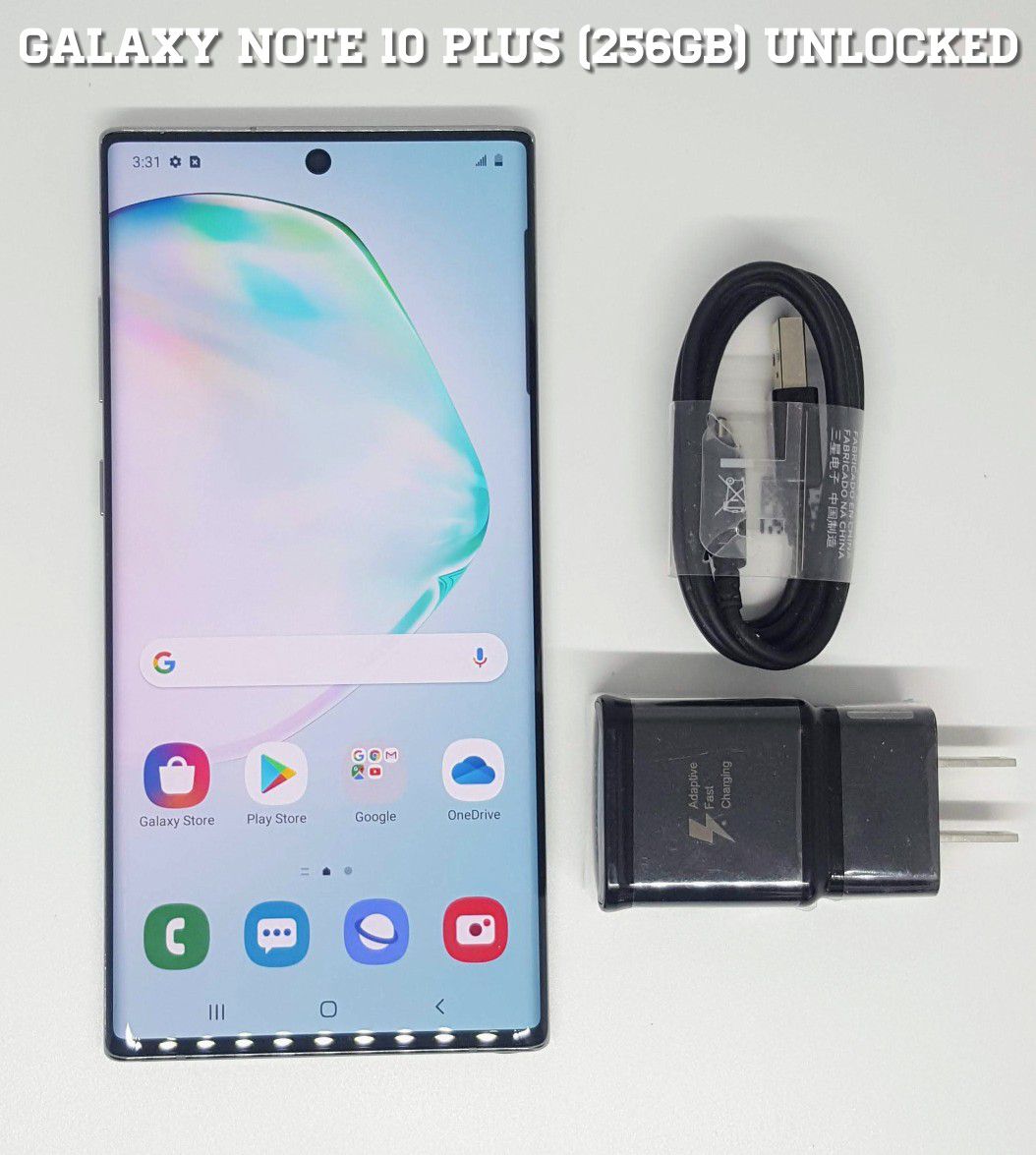 Galaxy Note 10 Plus (256GB) Factory-UNLOCKED + Accessories