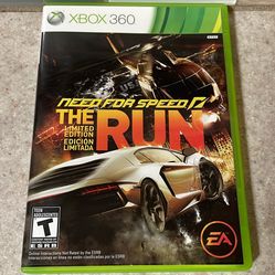 Need For Speed The Run Xbox 360