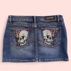 Y2K Jean Skirt 