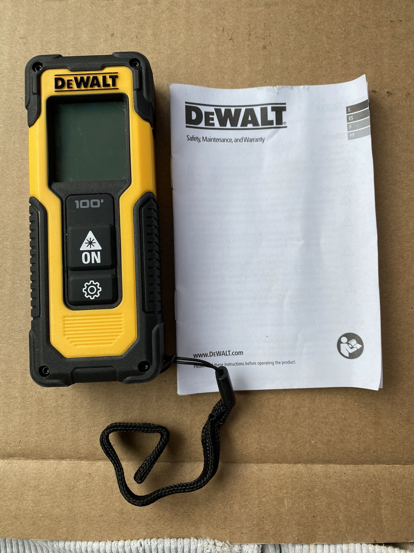 100 Foot Dewalt Digital Tape measure