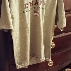 T-shirt Man's Ralph Lauren Large Light Heather Gray 