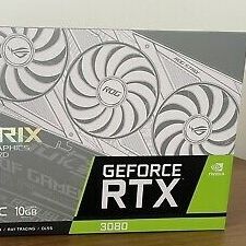 Asus ROG Strix GeForce RTX 3080 White OC Edition 10GB Graphics Card 

