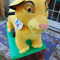 Simba Plush Ride-on By Dynacraft 