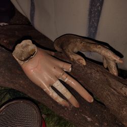 Vintage Antique Creepy Hand