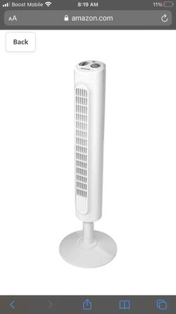 Honeywell Comfort Control Tower Fan
