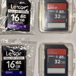 Two 32 GB and Two 16 GB USB Flash Drives - All 4 For $9