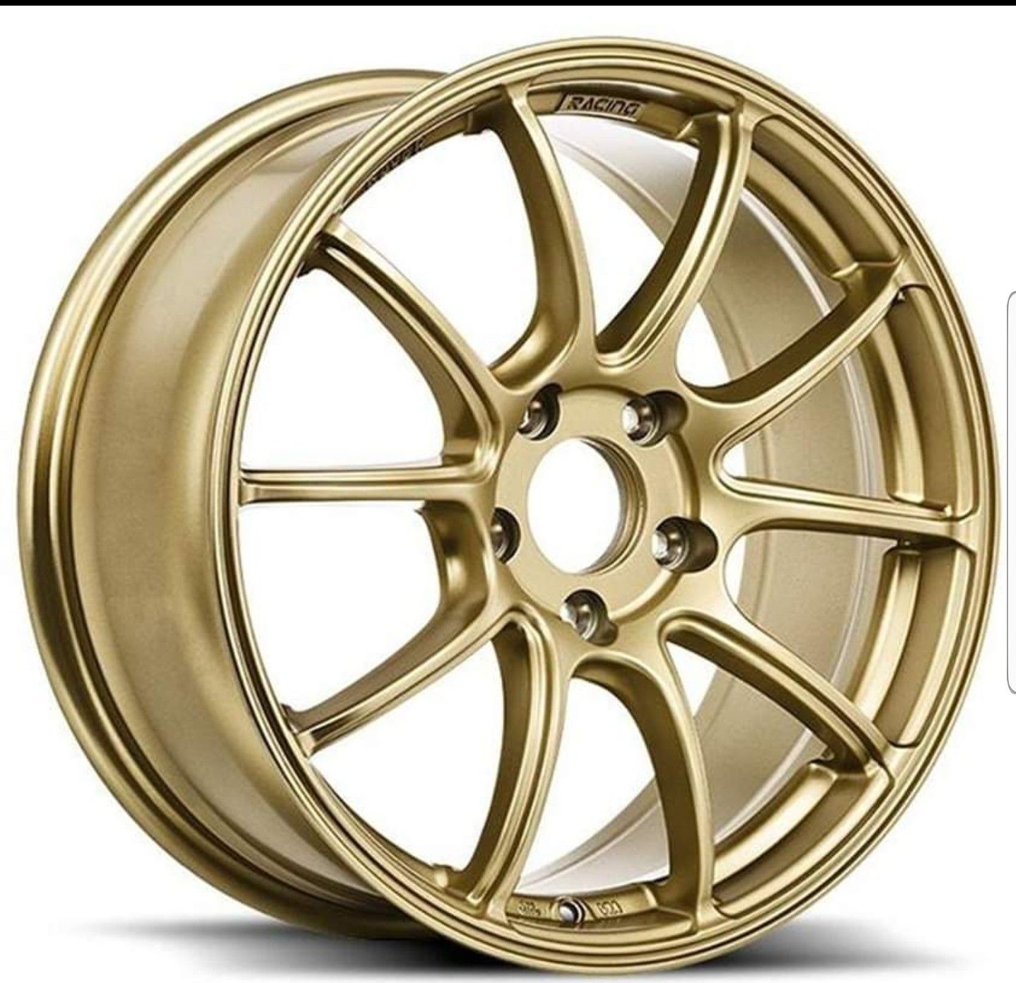 18" Bavar Racing BV02 Gold wheel rim & tire packages available! easy financing!