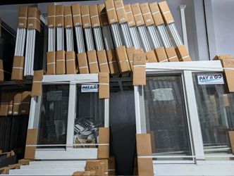 White Aluminum Sliding Windows