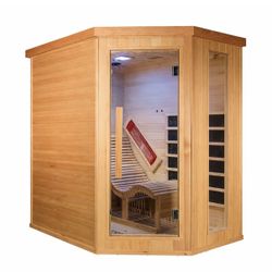 Infrared Sauna Lounge with Bluetooth and LED Lighting