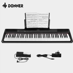 Donner DEP-10 88-Key Beginner Digital Piano Portable Keyboard