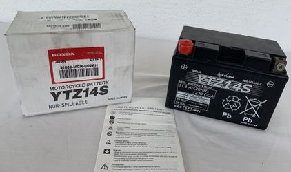 Genuine GS YUASA YTZ14S Honda motorcycle or generator 12v battery
