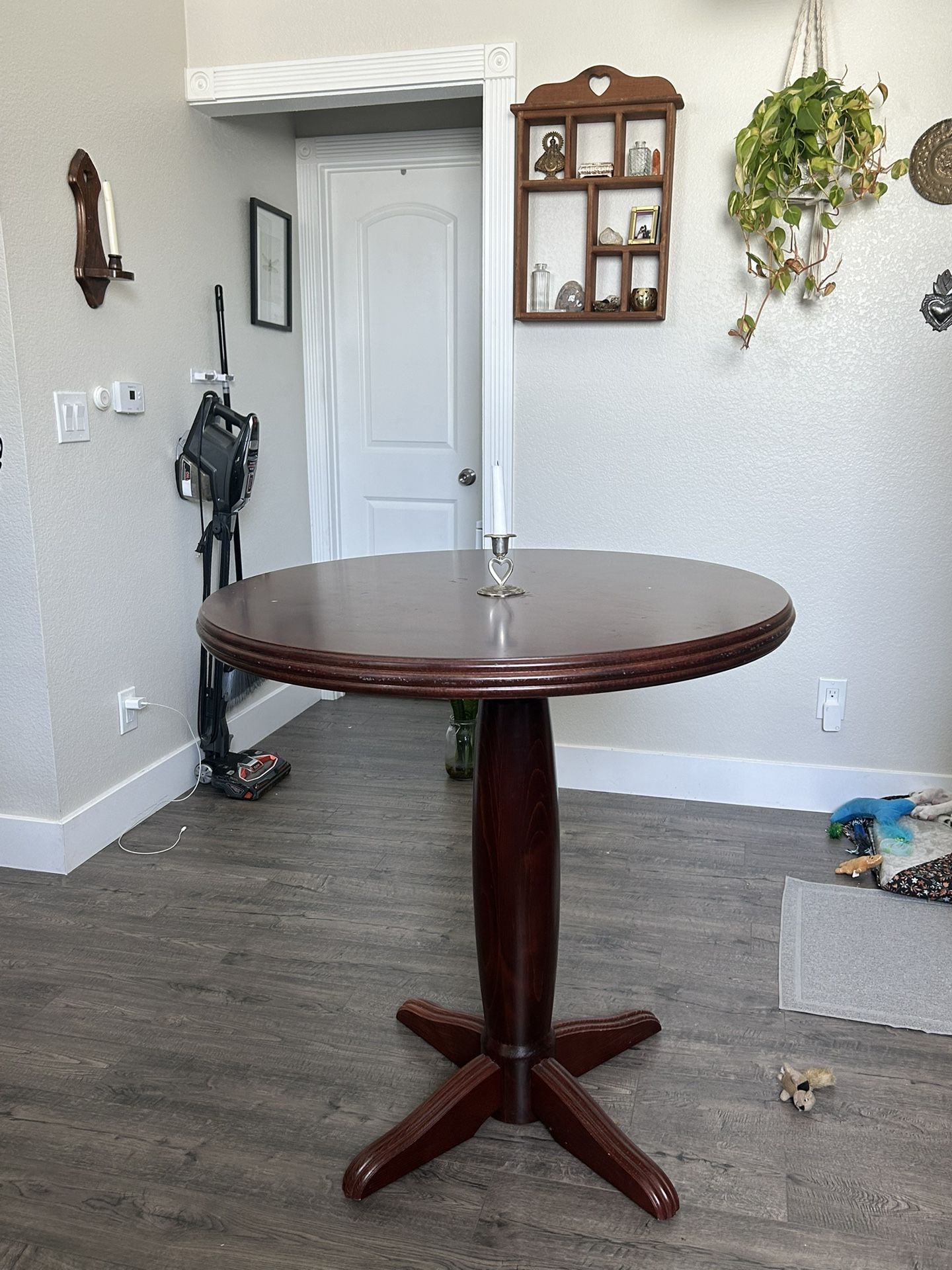 Brown Wooden Dining Table