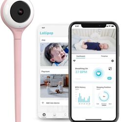 OPEN BOX / NEVER USED - Lollipop Smart Baby Monitor (Pink)