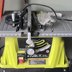 Ryobi 10” Table Saw