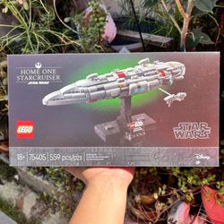 LEGO Star Wars Home One Starcruiser Buildable Spaceship Toy Model Kit 75405