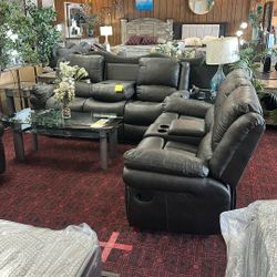3pc Reclining Sofa Loveseat And Chair