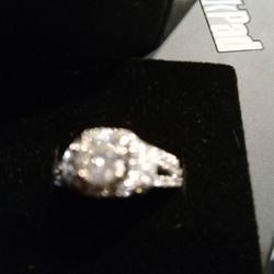 Two And A Half Carat Diamond Wedding Ring And Band