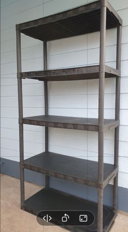 Simpli 5-Tier Heavy Duty Plastic Storage Shelves