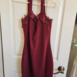 Neck Tie Cocktail Dress
