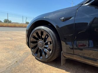 NEW 19” Tesla Style wheels Reps Matte Black 5x4.5 Fits Model 3 and Model Y 