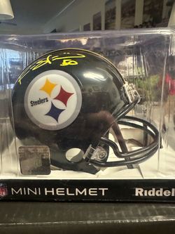 Ryan Shazier Signed Pittsburgh Steeler Riddell VSR4 Mini Helmet PSA