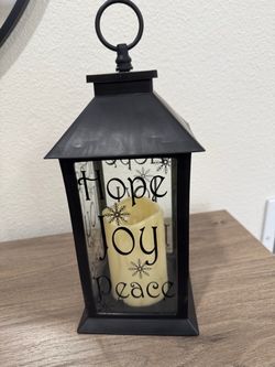 Holiday lantern 14” tall
