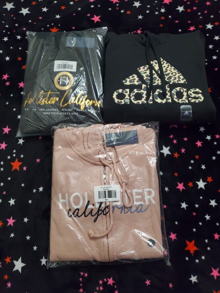 Hollister & Adidas Women Hoodies ($35 Each One)