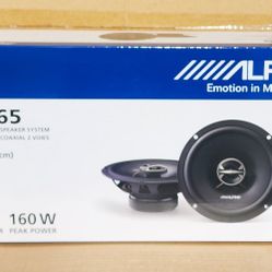 Alpine EL Car Speakers 1 Set 6.5" 2-Way Coaxial Speaker System 160 Watts EL-E65 🚨 Payment Options Available 🚨 No Credit Needed 🚨 