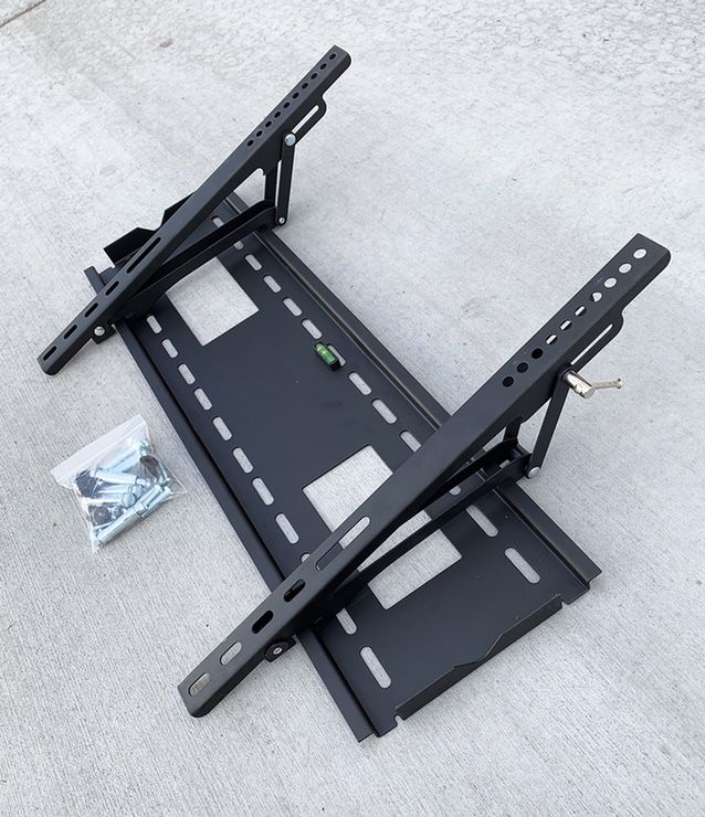 (NEW) $25 Large TV Wall Mount 50”-80” Slim Television Bracket Tilt Up/Down, Max 165lbs 