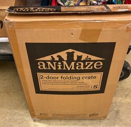 Metal Crate for Small Dog-Open Box