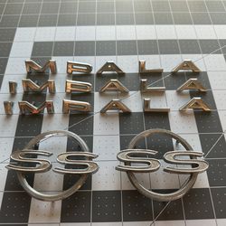 1964 Impala SS Emblems and Letters