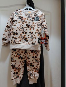Disney Mickey Mouse Halloween Toddler Outfit Set