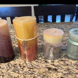 Lot Of 4 Candles 