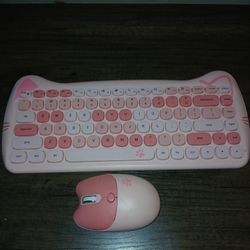 Pink Kitty Keyboard