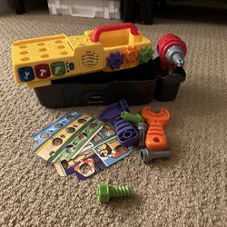 Vtech drill and learn toolbox/ kid toys/ boys toys tool box/2-5 Years Old Toy
