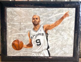 Tony Parker #9 San Antonio Spurs by Villarreal 2012