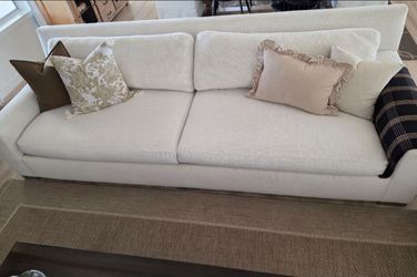 White sofas