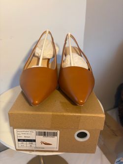 Women’s Brown Pointed-Toe Shoes – Sizes 8 & 9 – New
