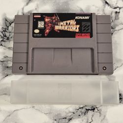 RARE Vintage Metal Warriors SNES Super Nintendo Cartridge Video Game