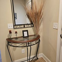 REDUCED to $79!  Table and Mirror Set,  Both pieces for $79
