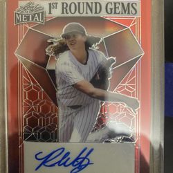 Rhett Lowder Autographed Baseball Card