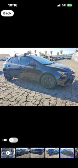 2022 toyota corolla roof rack part