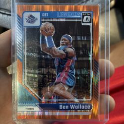 Detroit Pistons Legend Ben Wallace Don Russ optic 79/225🔥