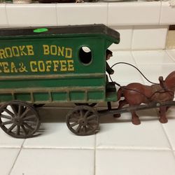 Antique Iron Brooks Bond Tea & Coffee Carriage