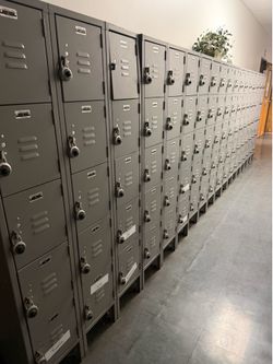 Metal locker’s great condition $100 each row